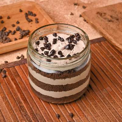 Choco Chip Single Jar Cake