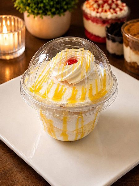 Pineapple Glass Cake