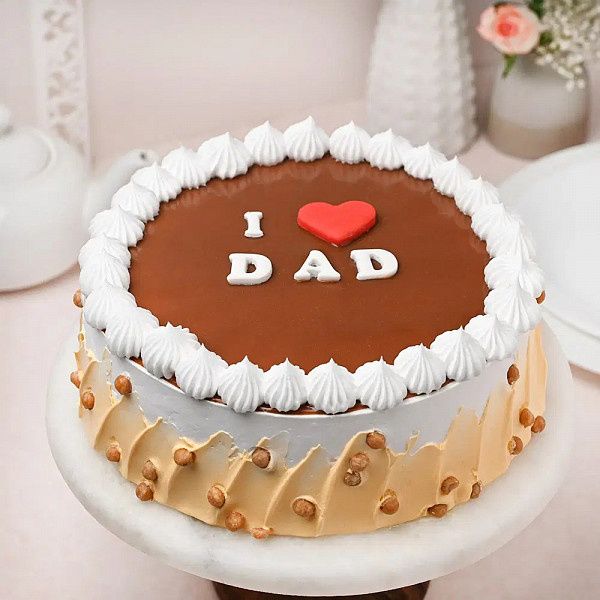 Heartfelt Butterscotch Cake For Dad