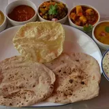 North Indian Thali (Lunch)+ Rasgulla
