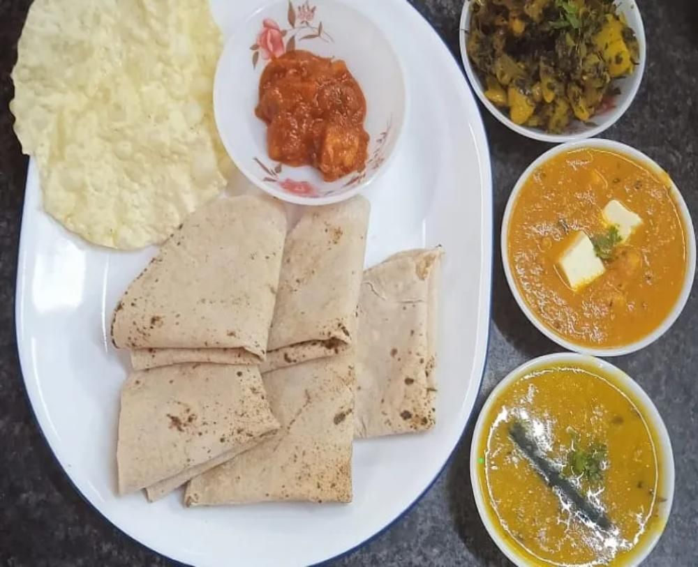 Roti Sabji Thali