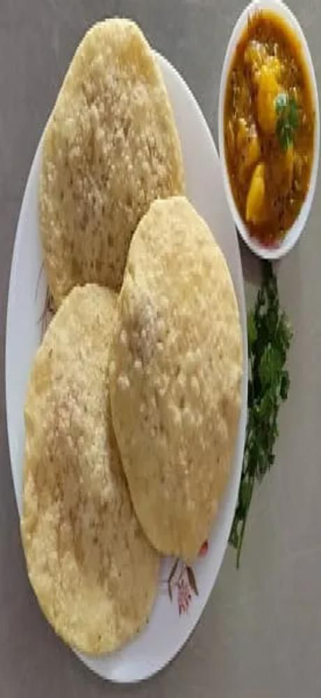 Sattu Kachori (3pc) With Chole