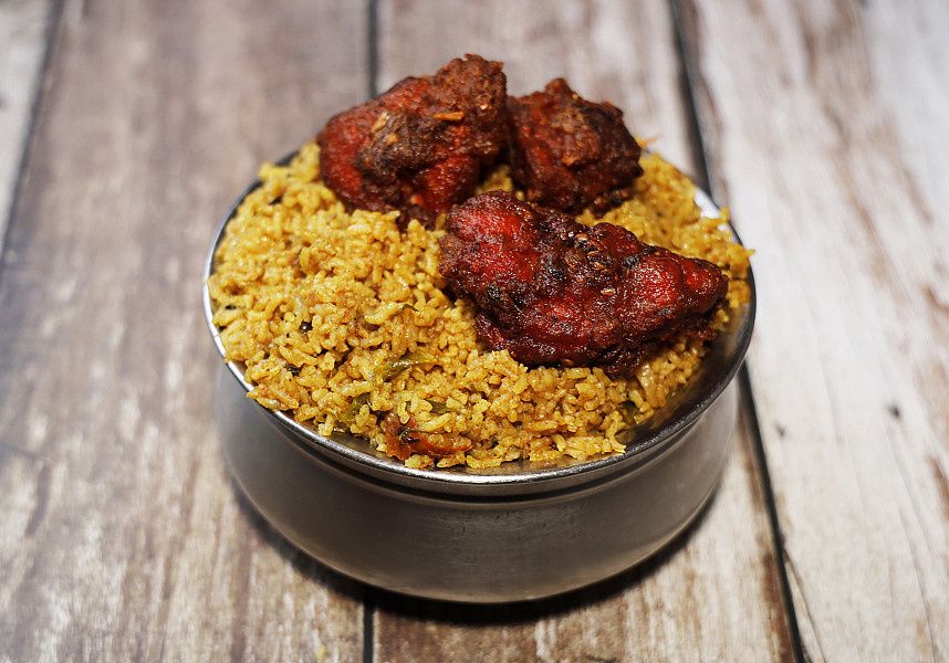 Chittimutyalu Chicken Kabab Biryani