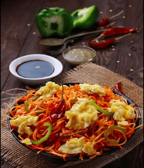 Schezwan Egg Noodles