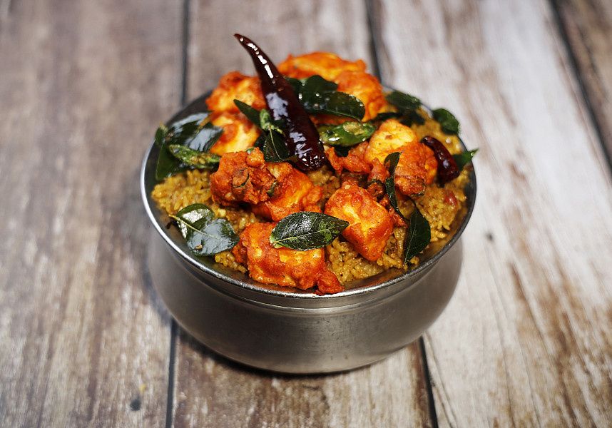 Chittimutyalu Paneer 65 Biryani