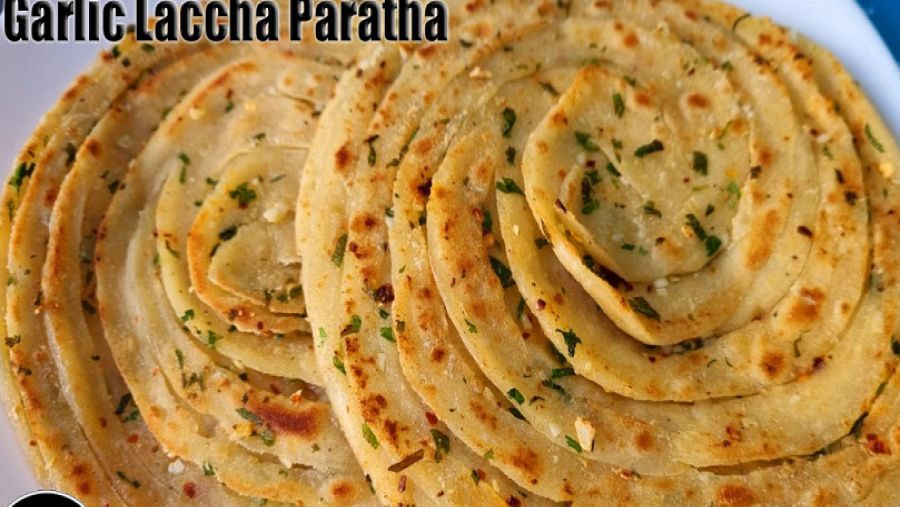 Garlic Lachha Paratha