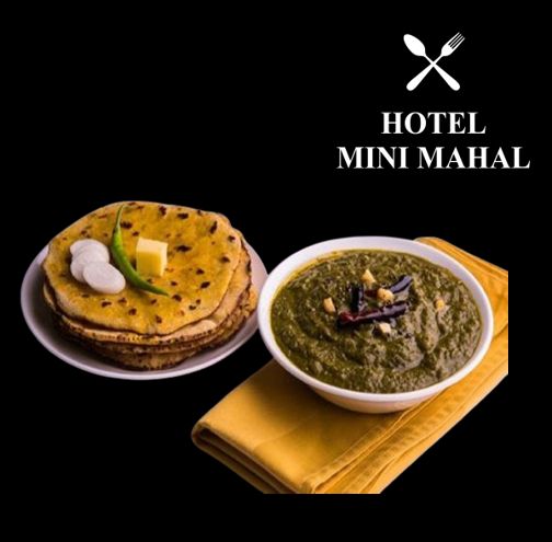 Sarso Ka Saag + 2 Makke Ki Roti
