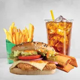 Spicy Paneer Burger  (Medium Meal)