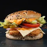 Spicy Paneer Burger (V)