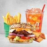Mutton Rogan Josh Burger (Large Meal)