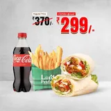 Paneer Wrap + Fries Medium + Coke Pet Bottle