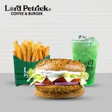 Spinach Burger + Regular Fries + Regular Drink