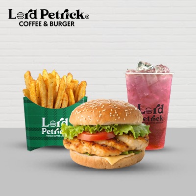 Classic Grilled Burger + Regular Fries + Regular Drink