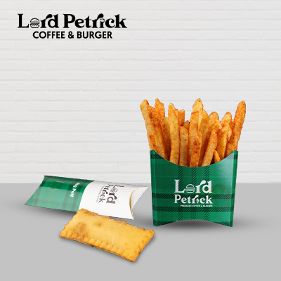 Pizza Puff 1 Pc + Premium Peri Peri Fries