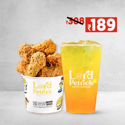 2 Pcs Crispy Jumbo Chicken + Small Mango Drink