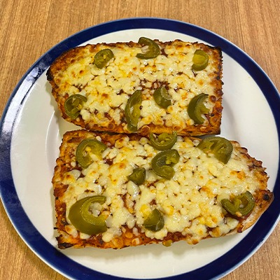 Cheese Chilly Garlic Bruschetta