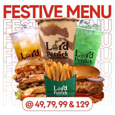 Festive Menu @49,79,99 & 129