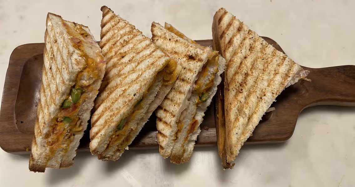 Veg Mexican Club Sandwich