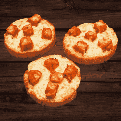 Chicken Tikka Garlic Bread