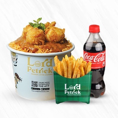 Chicken Popcorn Rice Bowl+Regular Fries+Coke