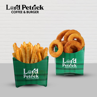 Fries (Medium)+Onion Rings 12 Pcs