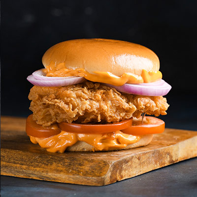 Crispy Peri-Peri Burger