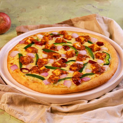 Paneer Tikka Butter Masala Pizza