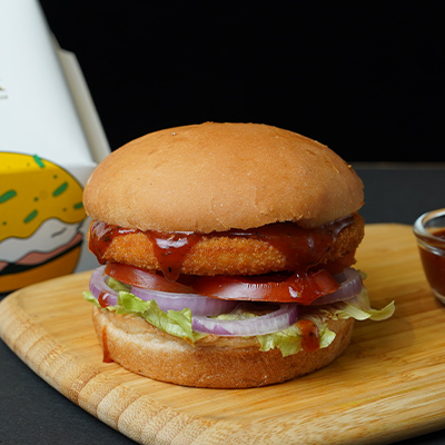 Cheesy Korean Burger