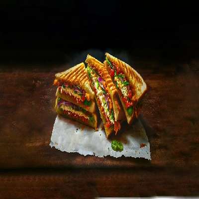 Peri Peri Veggies Grilled Sandwich