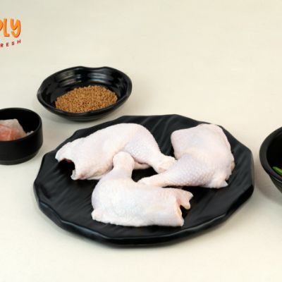 Chicken Full Leg Whole (With Skin) (Gross Wt 500g)