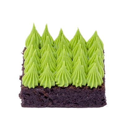 Pistachio Creme Brownie (With Topping)