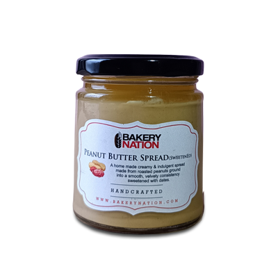 Peanut Butter Sweetened With Dates Spread