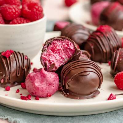 Raspberry Truffle Chocolate