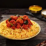Chicken 65 Hyderabadi Biryani