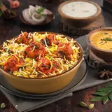 Aloo 65 Hyderabadi Biryani Bowl (Serves 1)
