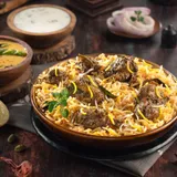 Andhra Chicken Fry Piece Biryani Bowl (500ml)