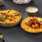 Veg Biryani Sampler 2 Bowls