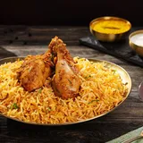 Double Chicken Dum Hyderabadi Biryani