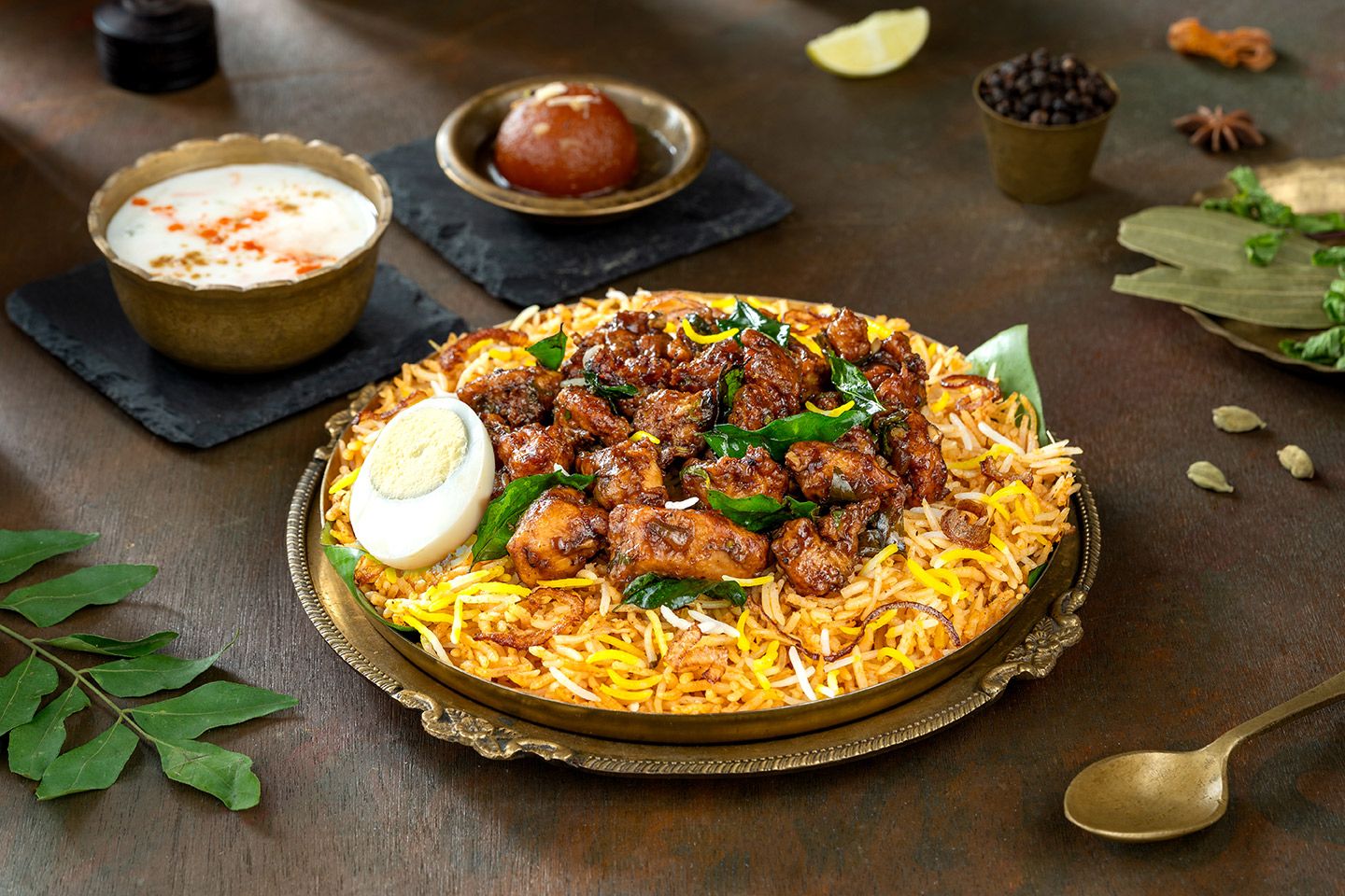 Kali Mirch Murgh Dum Biryani ( Pepper Chicken Biryani - Serve - 1 )