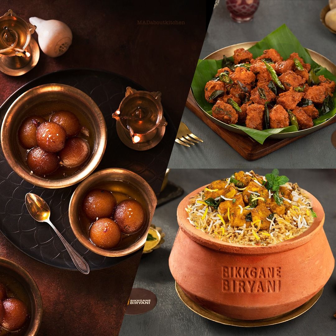 Handi Panner Biryani (1 Kg) + Aloo 65 Mini + Gulab Jamun