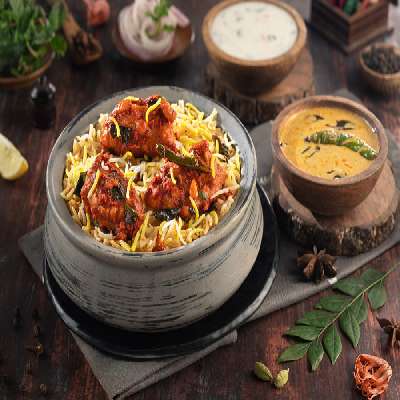 Egg 65 Hyderabadii Biryani Bowl (Serves 1)