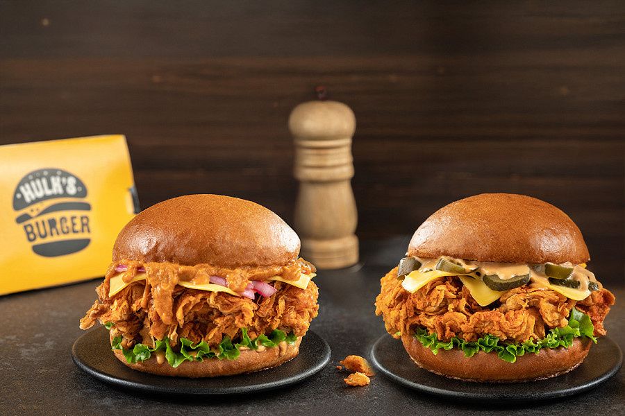 Nashville Chicken + Crispy Butter Chicken Burger Combo