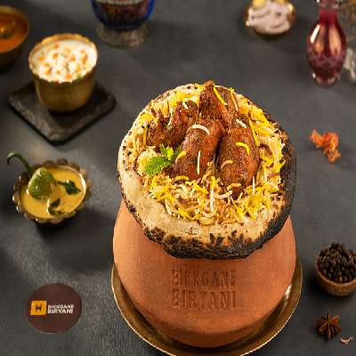 Handi Mutton Hyderabadi Boneless Biryani