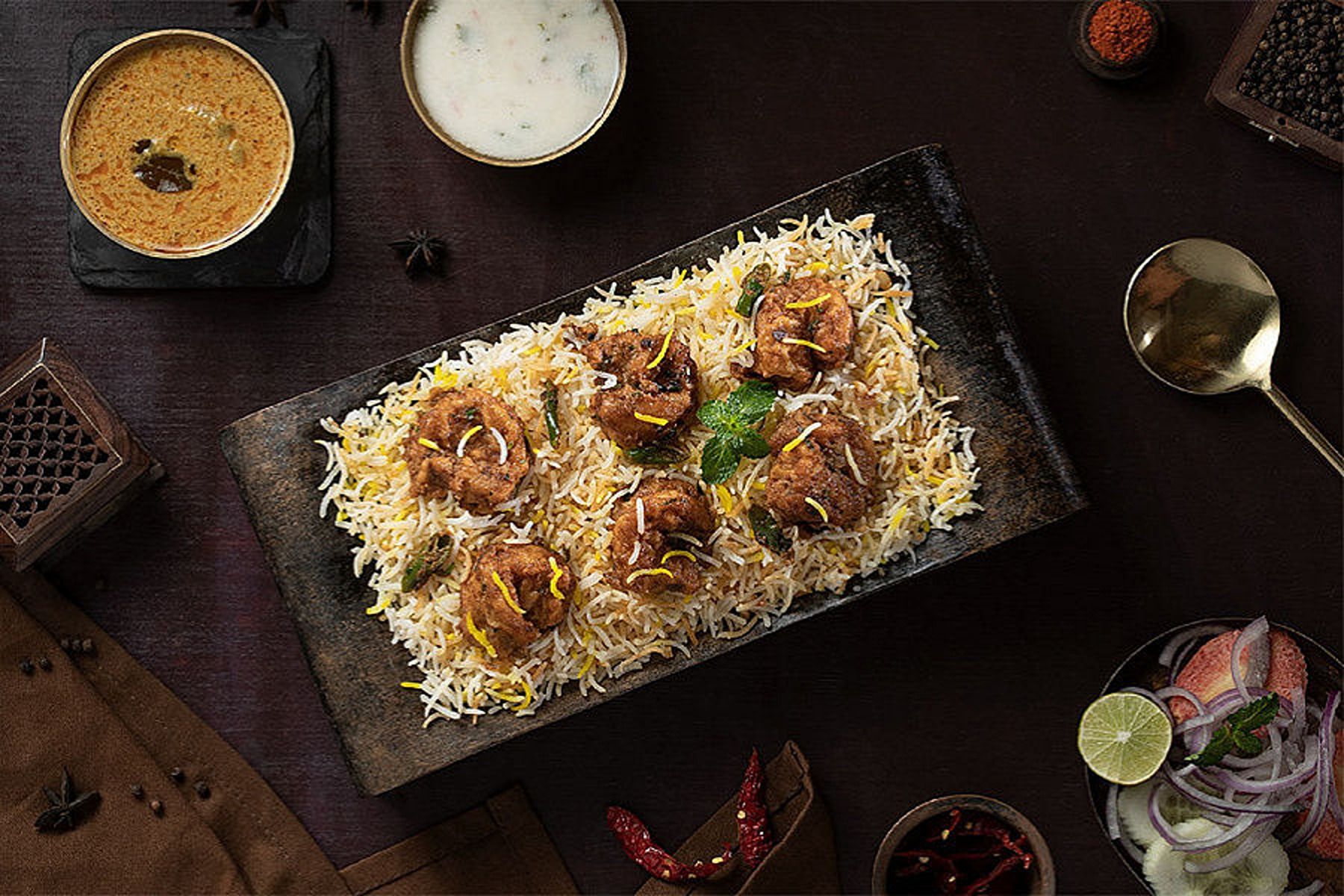 Prawn Hyderabadi Biryani