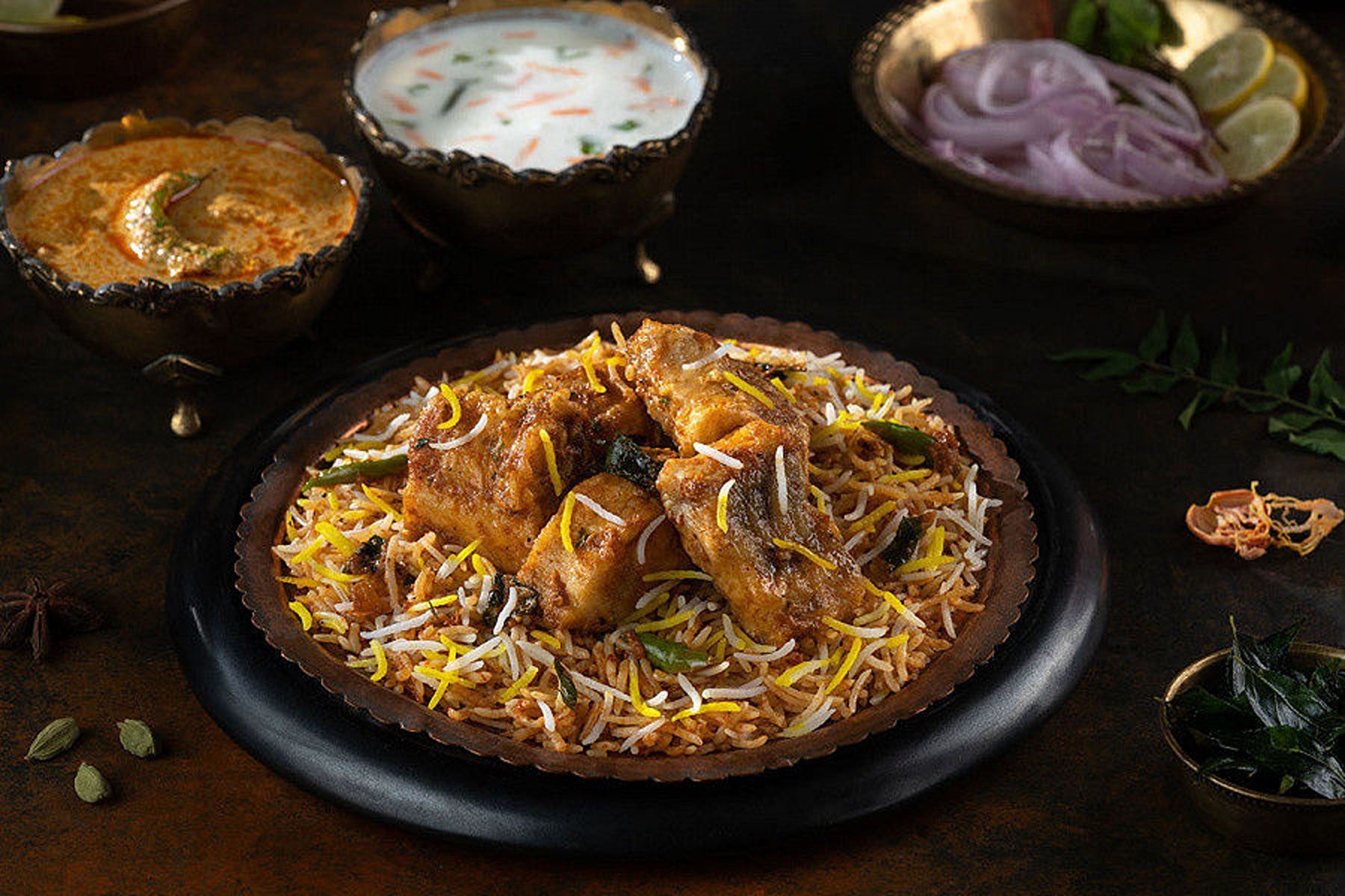 Fish Hyderabadi Biryani