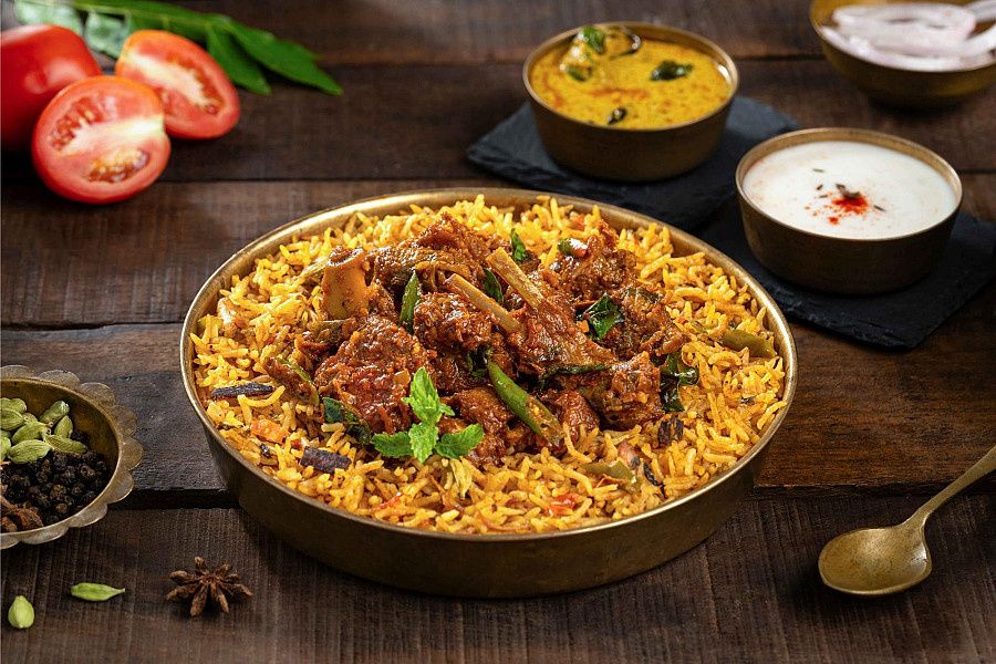 Ambur Mutton Fry Piece Biryani