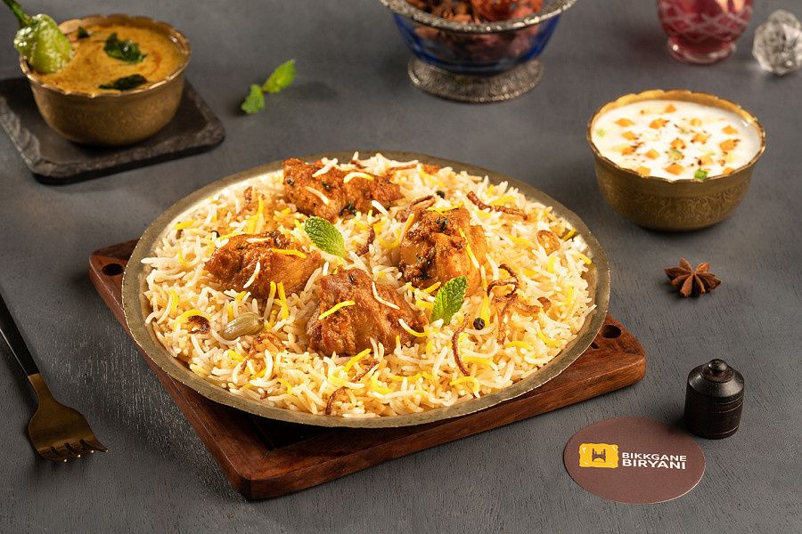 Mutton Dum Hyderabadi Boneless Biryani