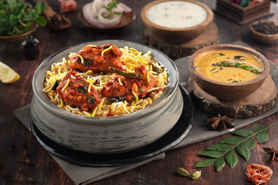 Egg 65 Hyderabadii Biryani Bowl (Serves 1)