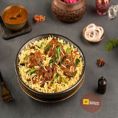 Andhra Mutton Bonelss (Fry) Biryani -750ml