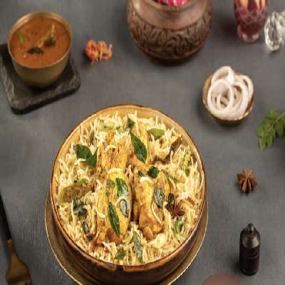 Andhra Chicken Boneless Biryani Bowl (Serves 1)